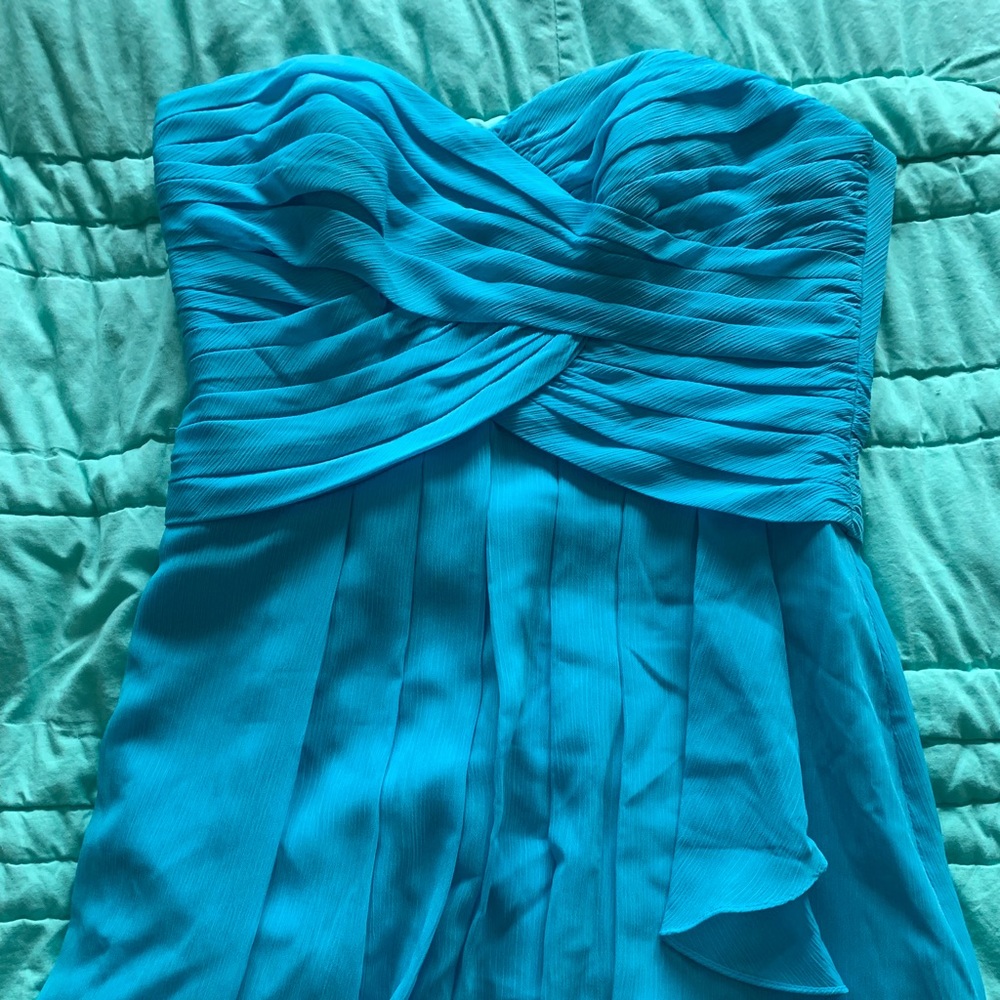 Blue Brides maid dress